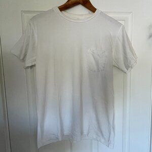 Velva Sheet Pocket T Shirt White